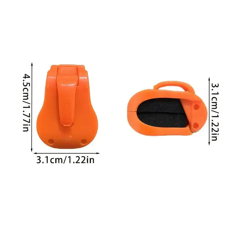 2Pcs Quick-Attach Fishing Rod Clip Tool-Free 1-Hand Holder For Freshwater Rods Storage Racks Secure Grip Tackle Organizer Oasis Select