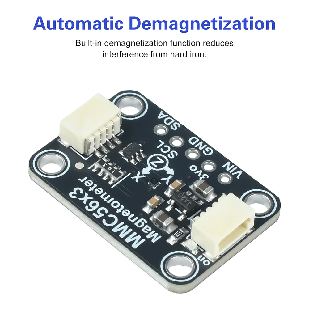 High-Precision MMC5603 Three-Axis Magnetometer Module Compatible With Stemma Qt/Qwiic Interface Blackboard Oasis Select