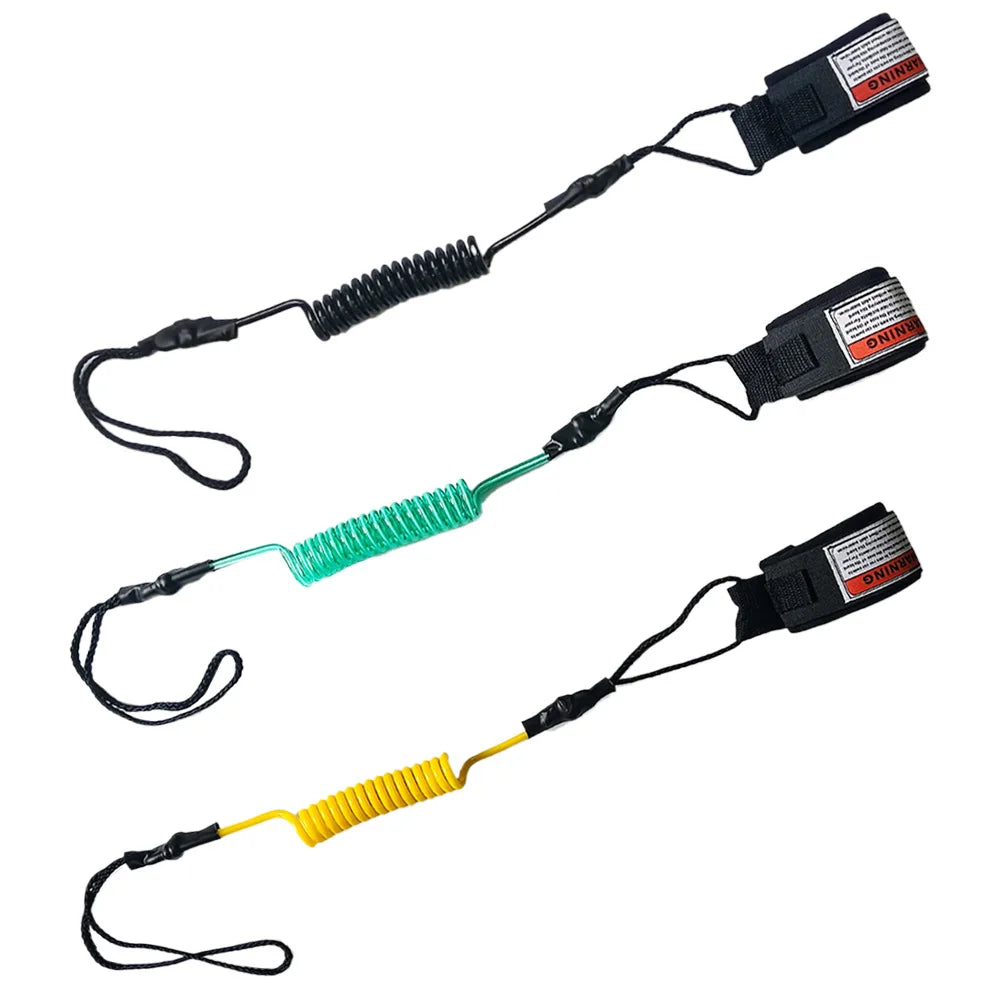 Coiled Bodyboard Leash TPU Surfboard Leash Stay on Board Ankle Strap Wrist Surf Leash SUP Leash for Surfing Oasis Select