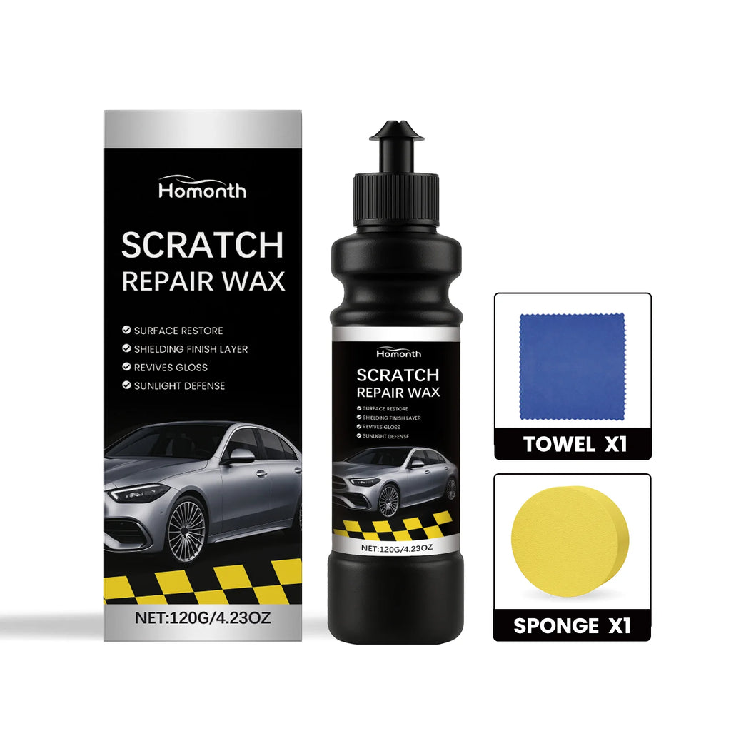 Homonth Car Scratch Care Set Renovation Paint Minor Scratch And Scuff Repairing Long Last Protection Automotive Detailing Care Oasis Select 120g boxed