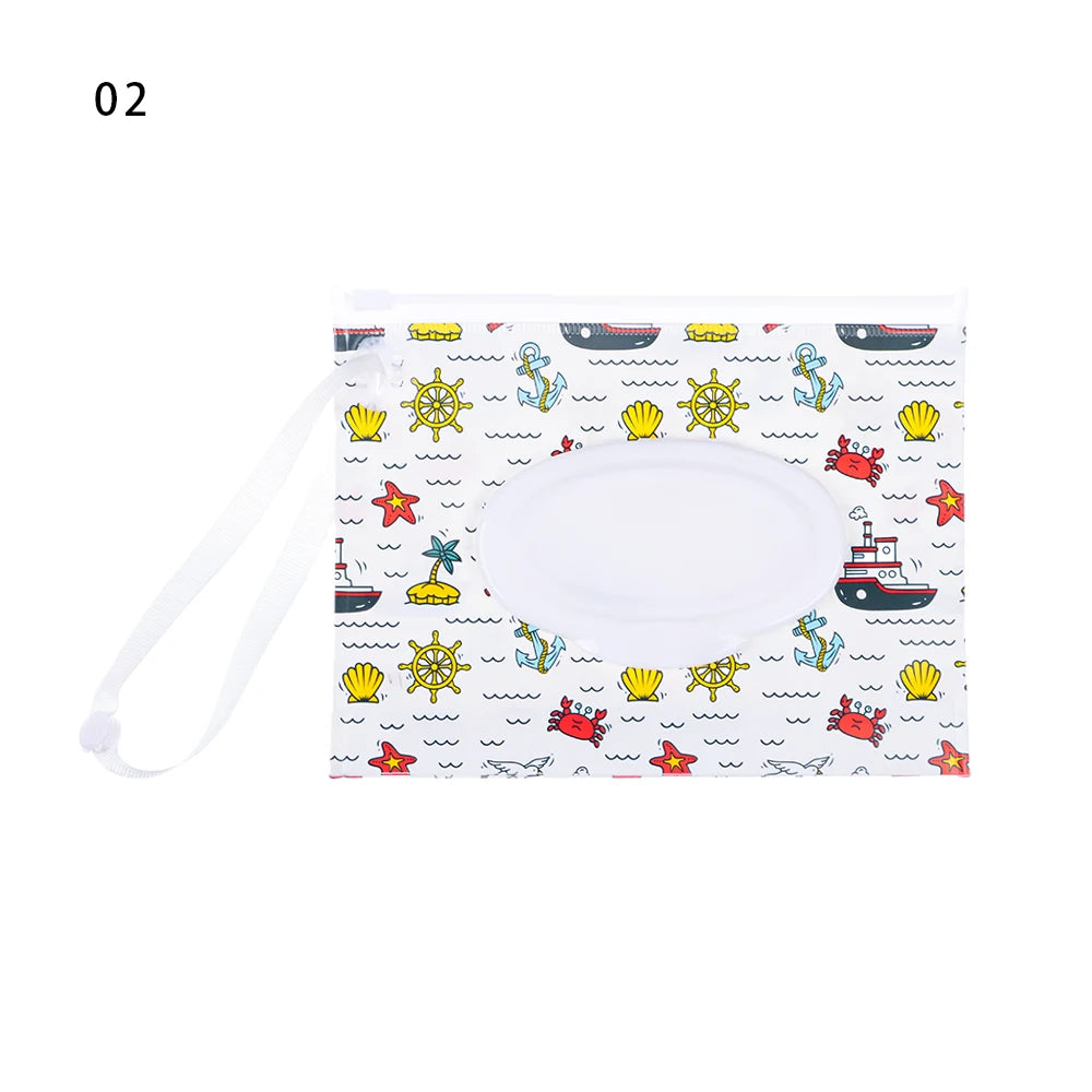 1PC Fashion Reusable EVA Cleaning Wipes Case Wipes Container Baby Wet Wipes Box Wet Wipes Bag Oasis Select 2