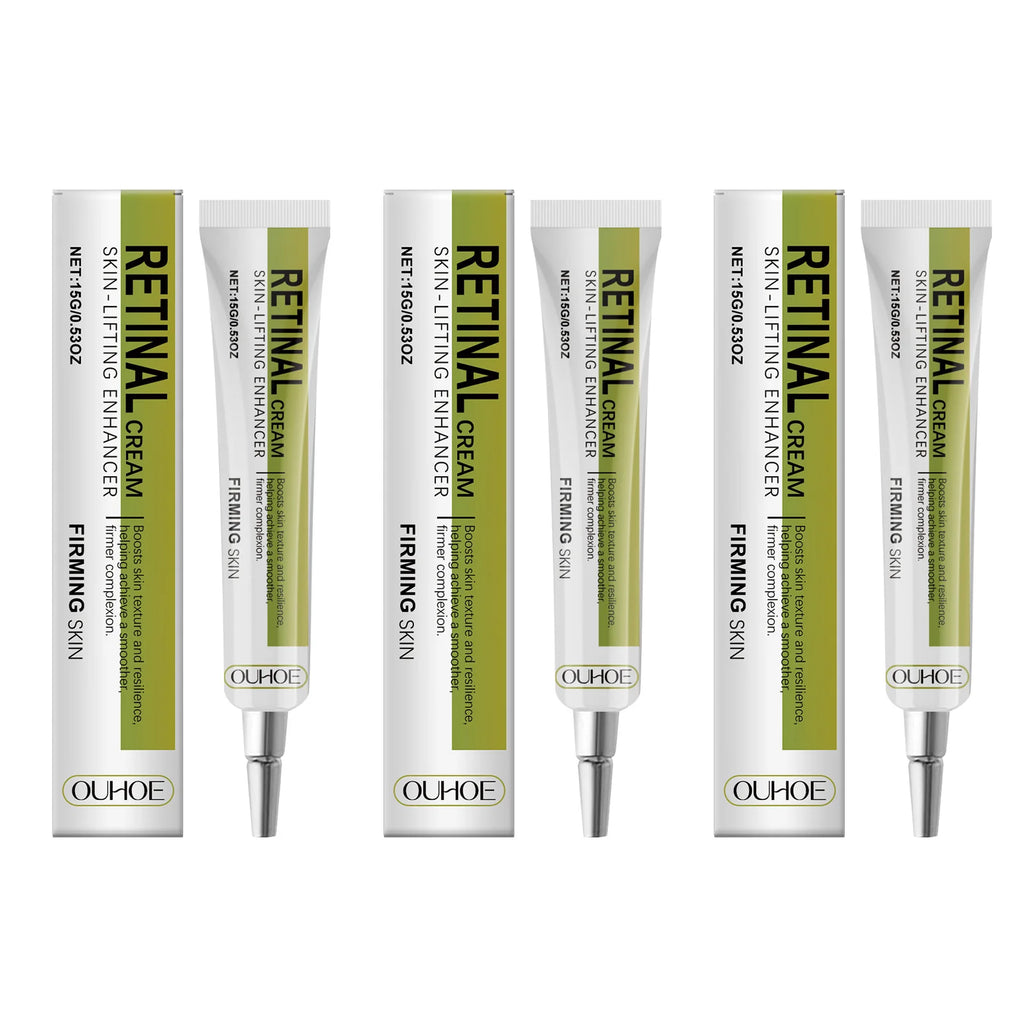 Retinol Cream Smoothing Wrinkle Firming Hydrating Barrier Support Radiant Fade Fine Lines Moisturizing Tightening Face Cream Oasis Select 3 x 15g Boxed
