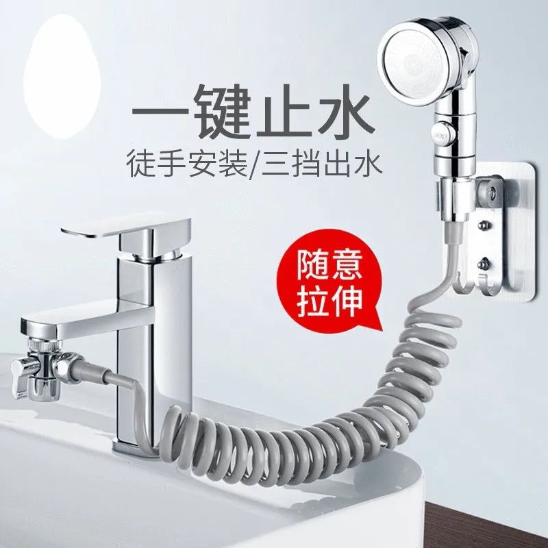 New Faucet extender external shower head bathroom faucet adapter attachment washbasin faucet external shower head set Oasis Select