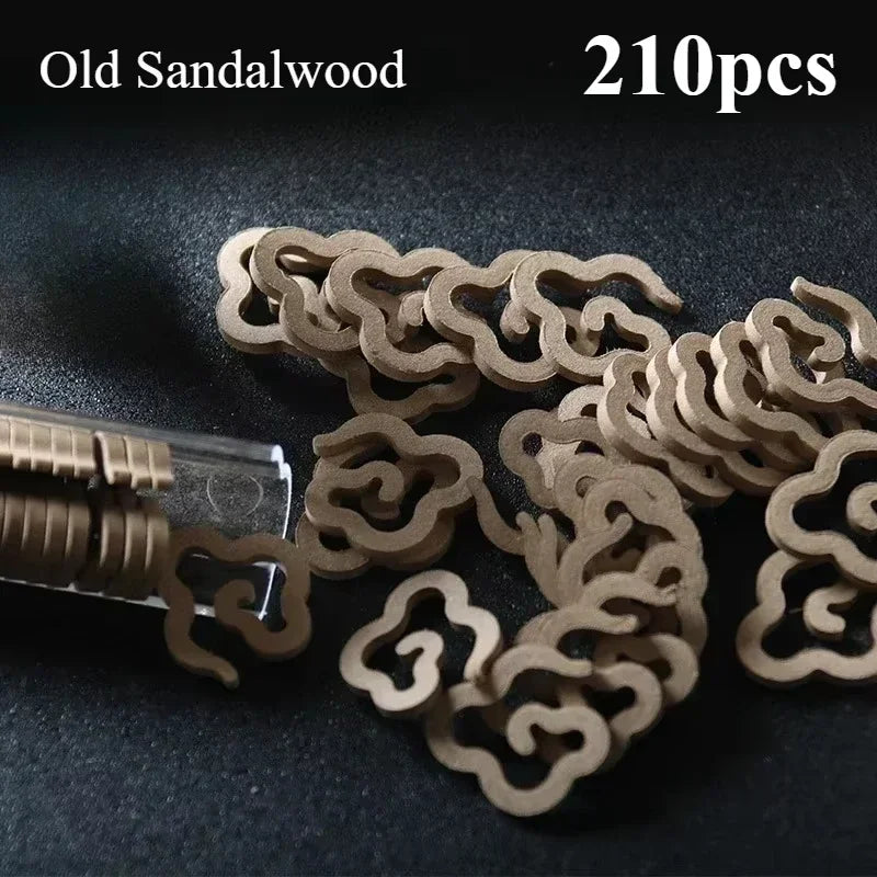 5 Bottle of Small Xiangyun Coiled Incense Nha Trang Agarwood and Sandalwood ambergris , Multiple Scents (42 Pieces Per Bottle) Oasis Select old Sandalwood