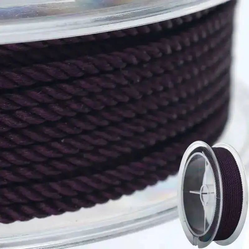 45m Silk Thread Milan Braided Cord DIY Jewelry Accessories Making