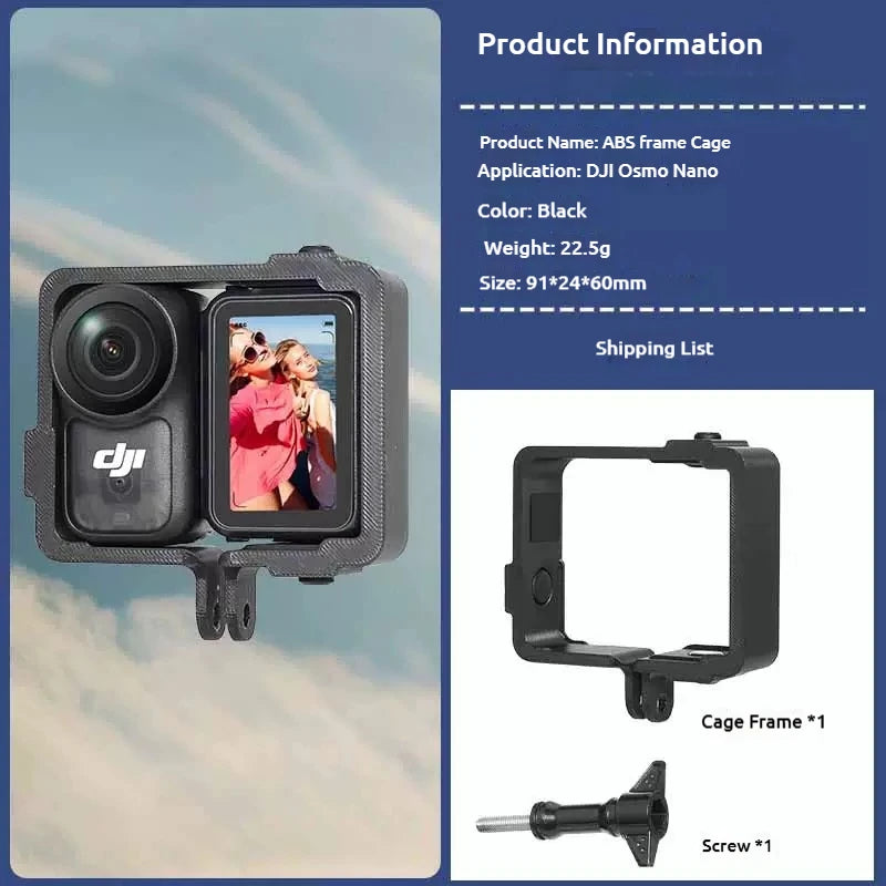 DJI Osmo NANO Magnetic Mount Adapter | 180° Foldable Bracket