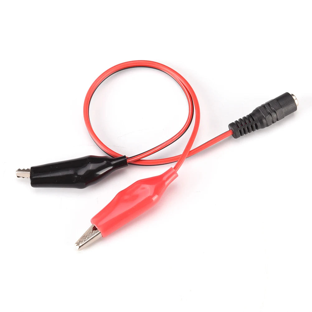 Hot Sale DC 5.5mm x 2.1mm DC Female/Male Jack Connector to 2 Alligator Clip Power Cable A Oasis Select ... ...