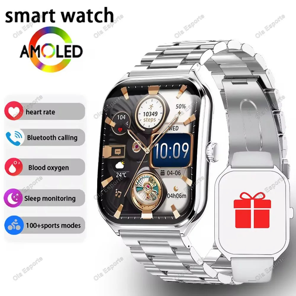 Ola Esporte HW12 1.96" AMOLED Smartwatch | BT Call & Fitness