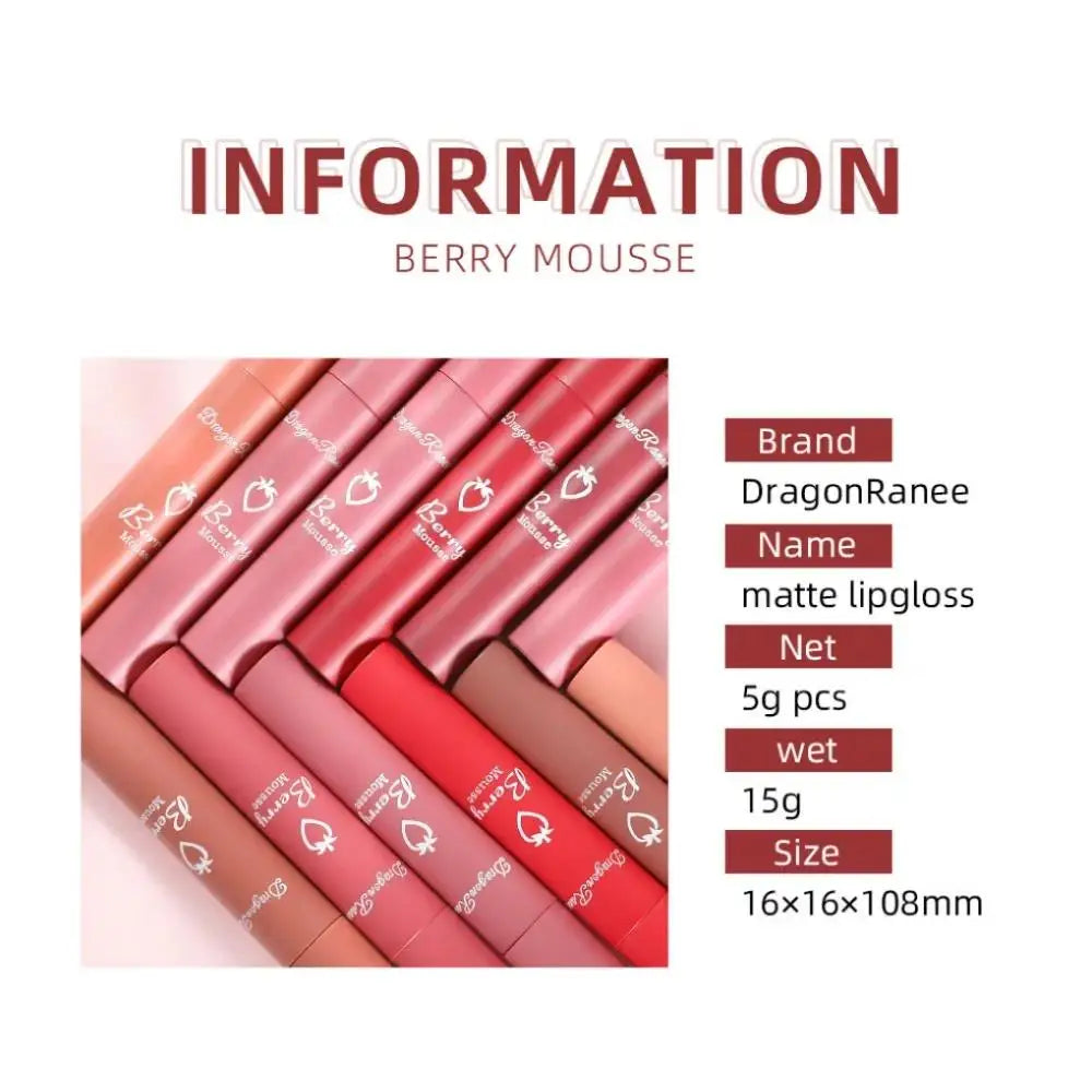 Dragon Ranee Velvet Matte Liquid Lipstick – Waterproof Long-Lasting