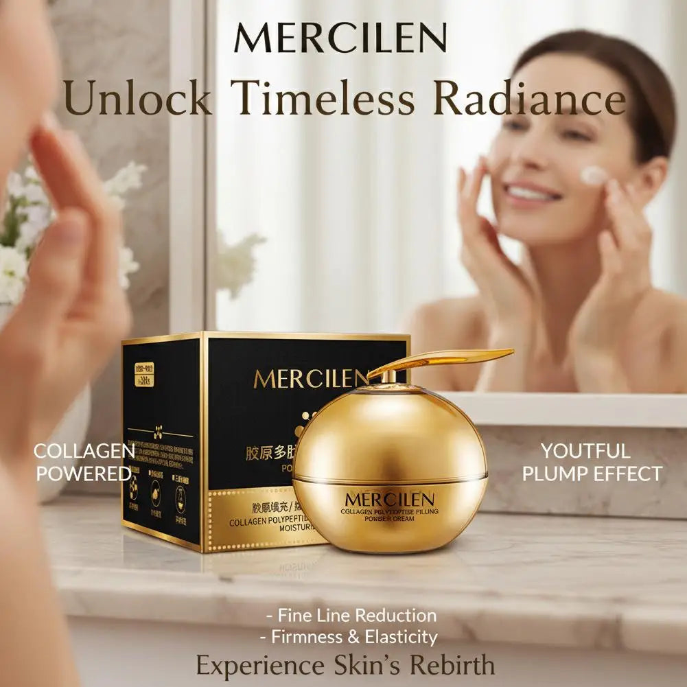 Collagen Polypeptide Filling Powder Cream Firming Hydrating Nourishing Skin Lightweight Reduce Fine Lines Brightening Oasis Select