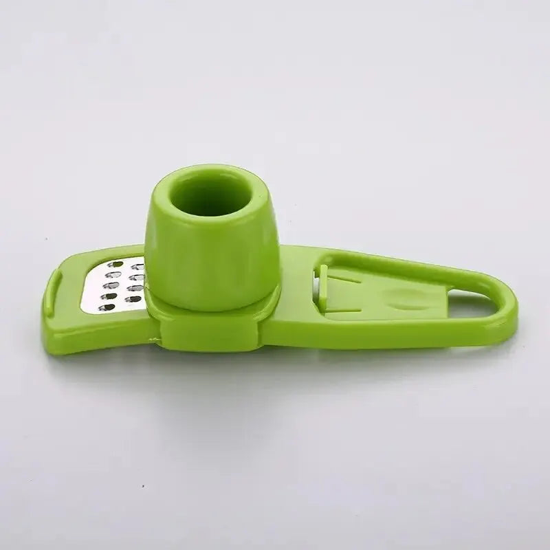 1 Pack Mini Garlic Grinder Creative Garlic Press Kitchen Garlic Mash Manual Garlic Mashing Green Kitchen Gadgets Oasis Select Green