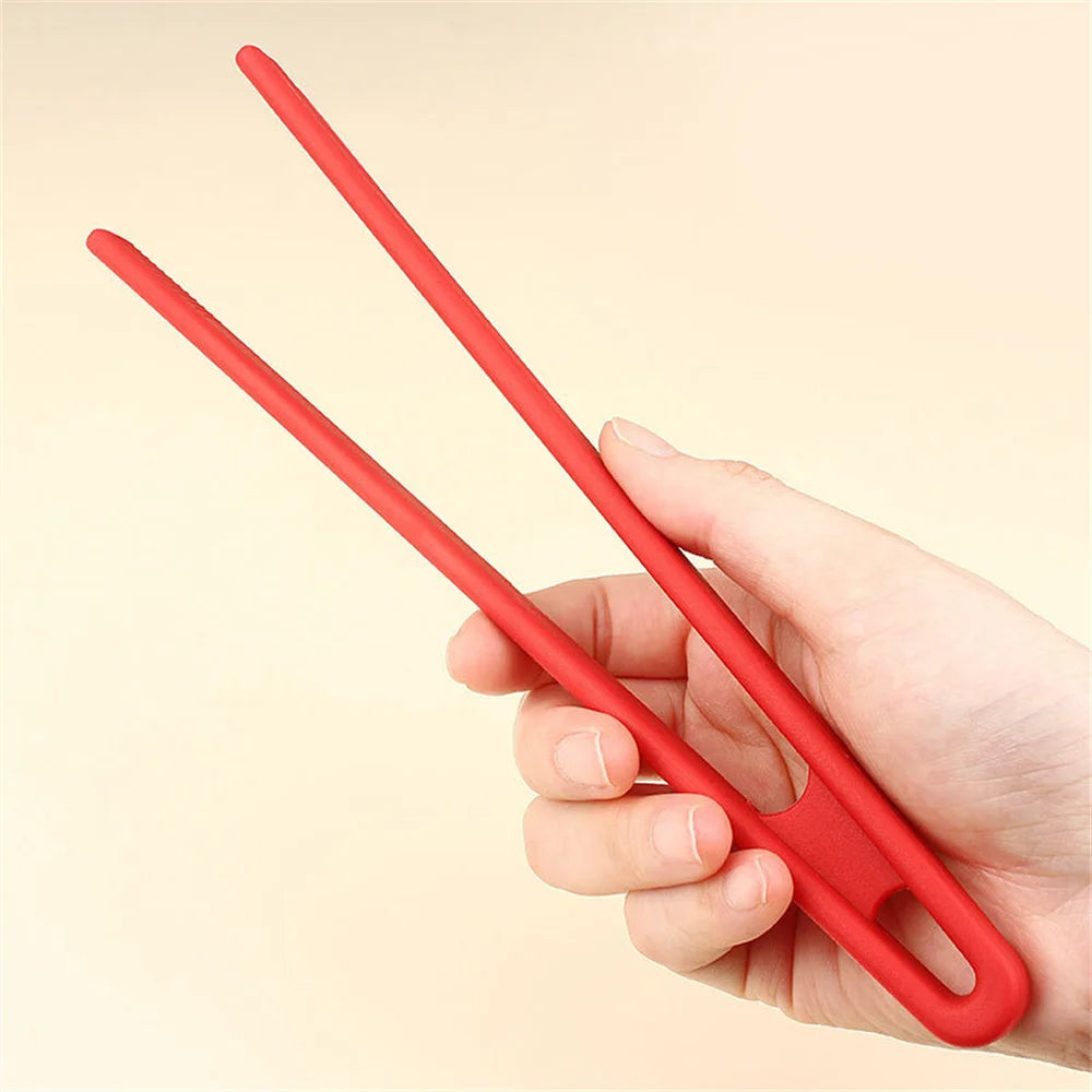 Silicone Bread Clip One-piece Design Anti-hot Anti-slip Multifunctional Food Holder Spaghetti Tongs Kitchen Tools Accessories Oasis Select