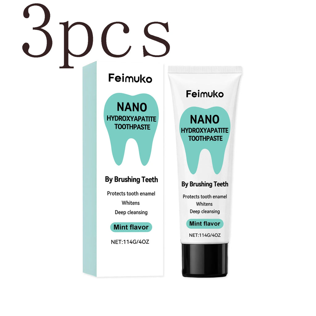 Mint Toothpaste Gentle Formula Daily Teeth Cleaning Long-Lasting Fresh Breath Oral Care Sensitive Gums Friendly Oasis Select 3pcs