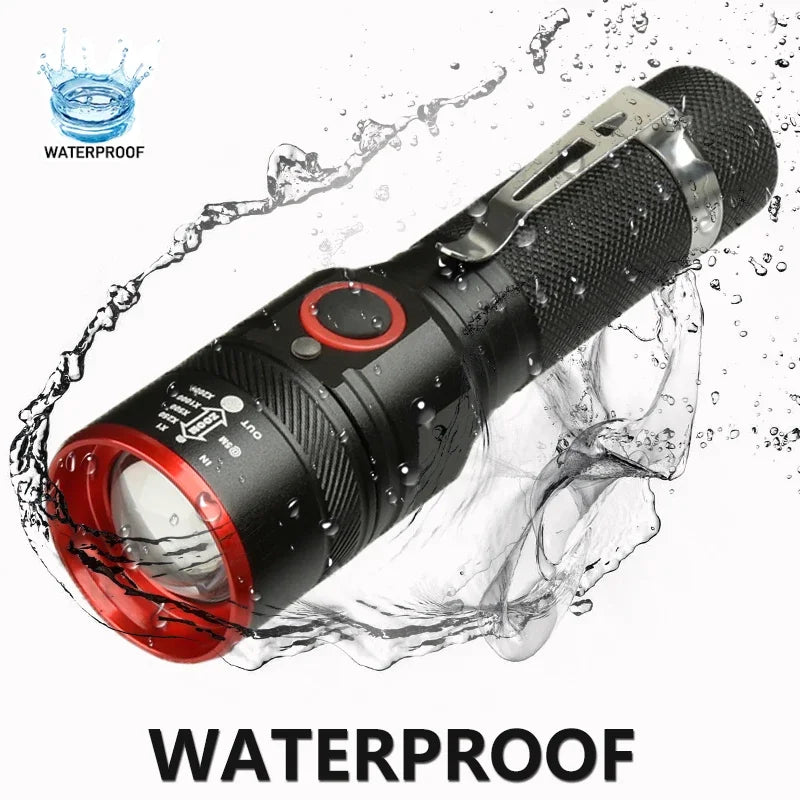 POCKETMAN 1800 Lumen Zoomable LED Flashlight | Waterproof