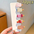 10Pcs Ice Cream Mini Duckbill Hair Clips for Women | Cute Set Hair Clips Set Oasis Select A3