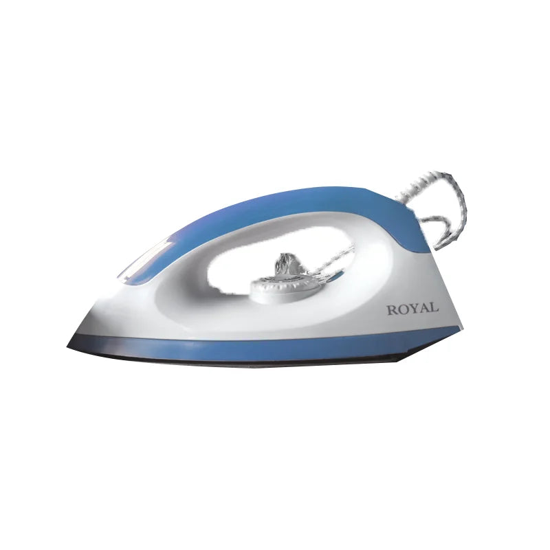 Electric Iron 1000W 5 Gear Adjustable Household Dry Ironing without Water Iron Hot Drilling Heat Transfer for Home Travel Oasis Select blue EU 1