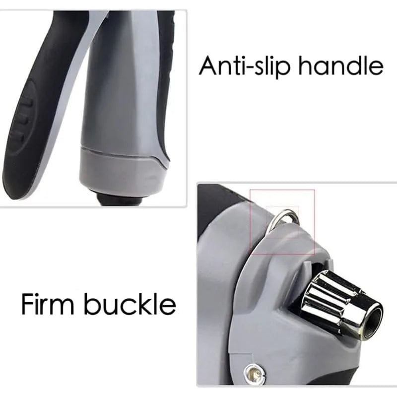 Powerful Jet Spray High Pressure Car Wash Spray Gun with Soap Dispenser Long Rod Garden Hose Nozzle for Plant Watering Lawn Care Oasis Select