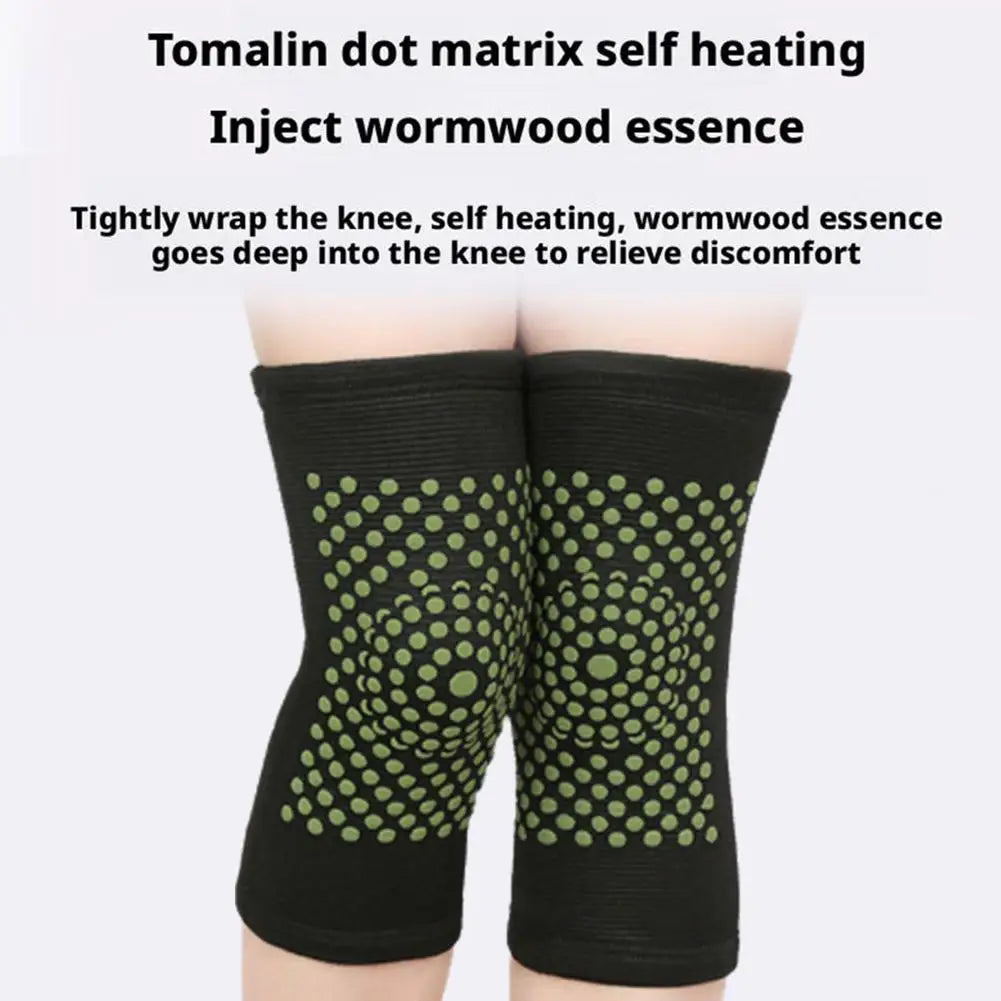 Self-Heating Tourmaline Knee Brace Sleeves – Far Infrared Warmth Knee Support Sleeve Oasis Select