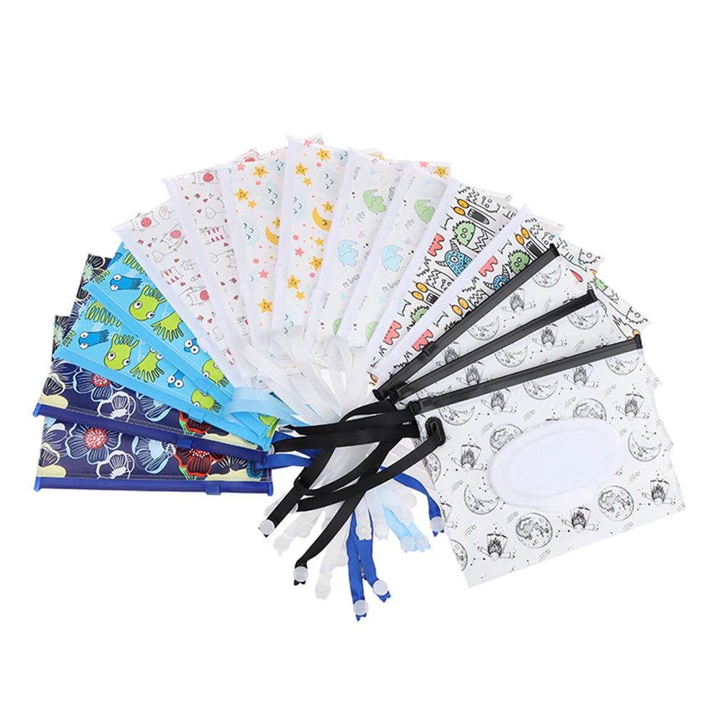 1PC Fashion Reusable EVA Cleaning Wipes Case Wipes Container Baby Wet Wipes Box Wet Wipes Bag Oasis Select