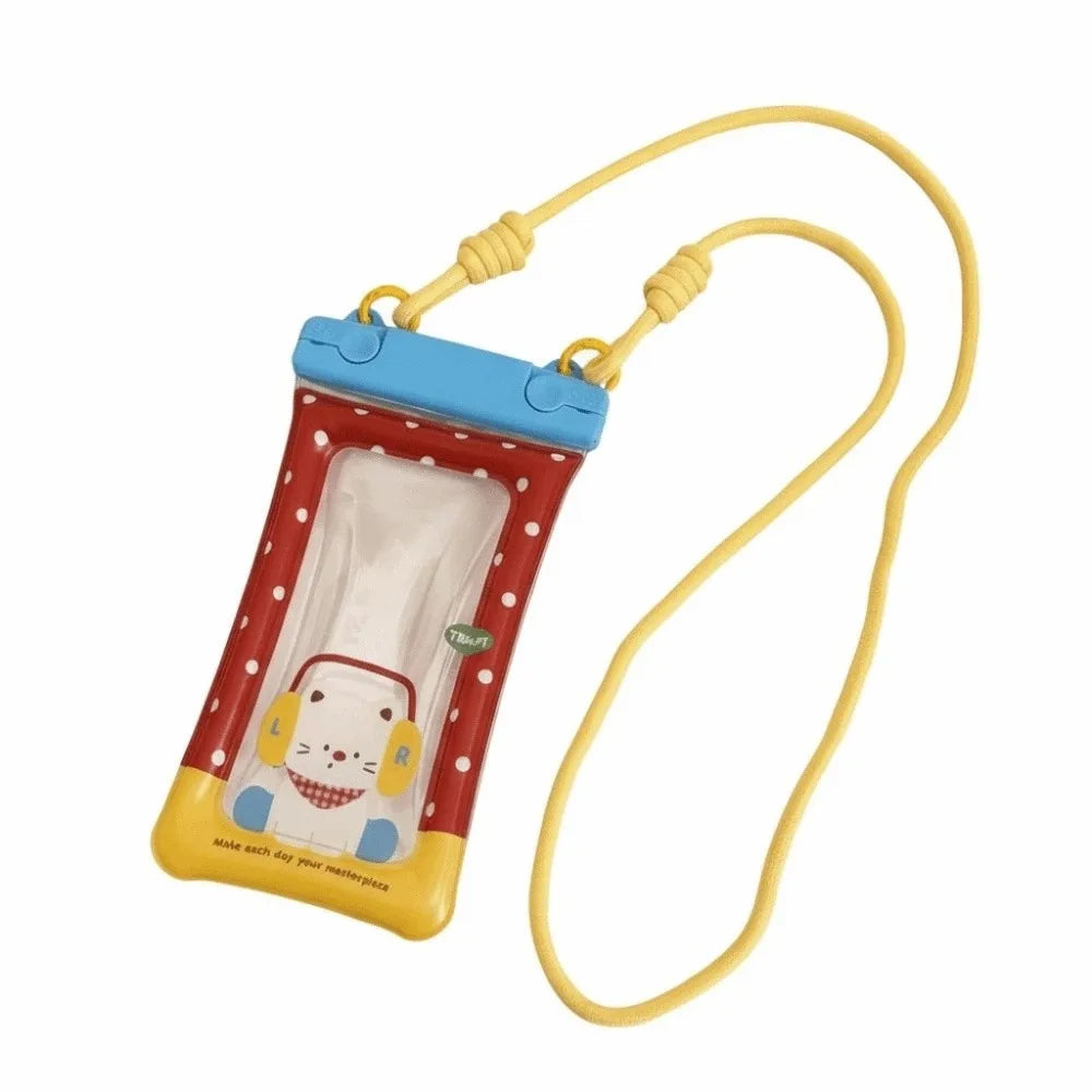 Adjustable Strap Waterproof Phone Pouch Lightweight Sealed Crossbody Dry Bag Large Capacity Solid Color PVC Storage Pack Oasis Select Style 7