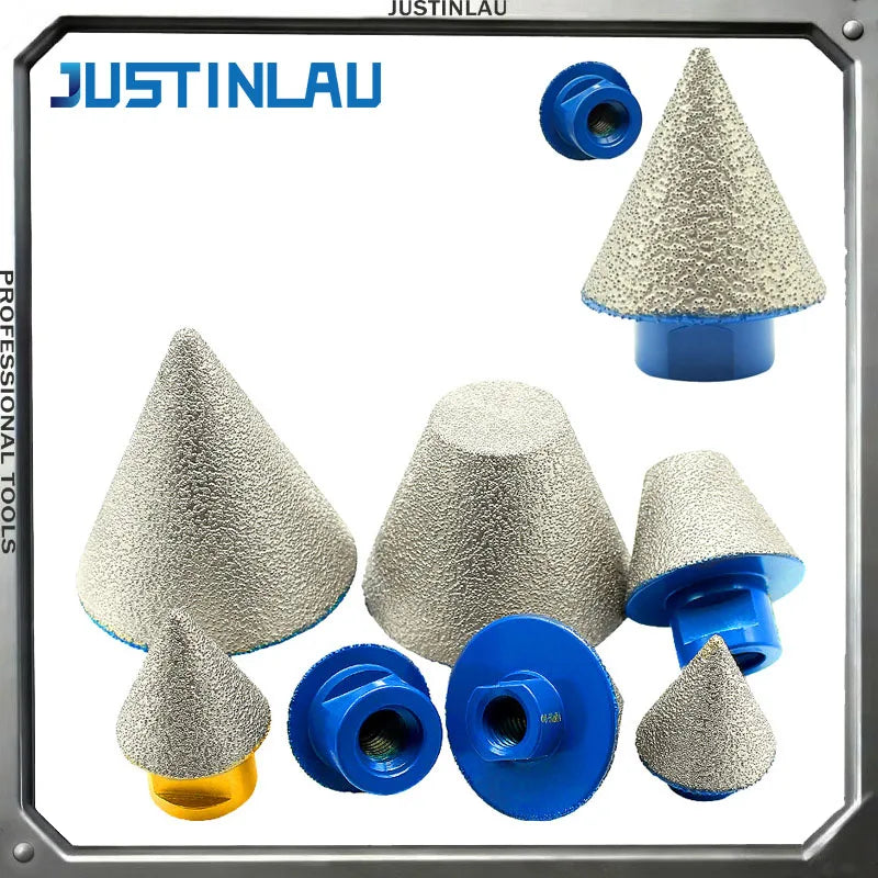 JUSTINLAU 1PC M14 Diamond Ceramic Tile Chamferer Trimmer Marble Concrete Hole Saw Masonry Drilling Drill Bit Diameter 35-75mm Oasis Select