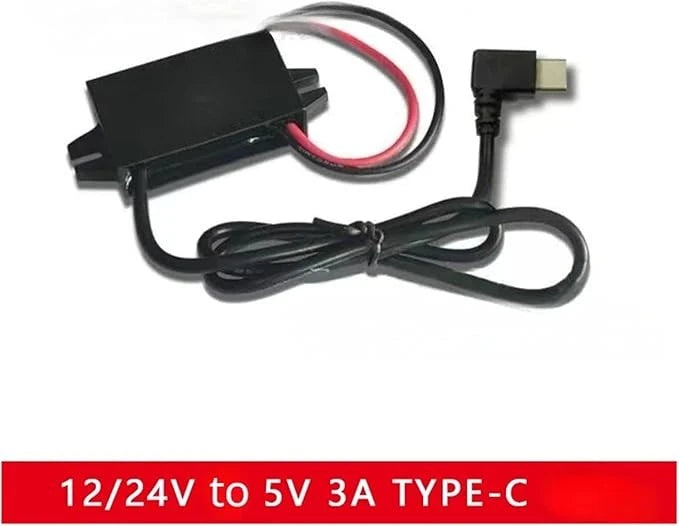 DC/DC 12V 24V To 5V 3A Buck Converter Charger Car DC Step Down Voltage Regulator Waterproof For Car Lighting (to 5V USB Install) Oasis Select Single-90 Degree 12V 24V 5V 3A
