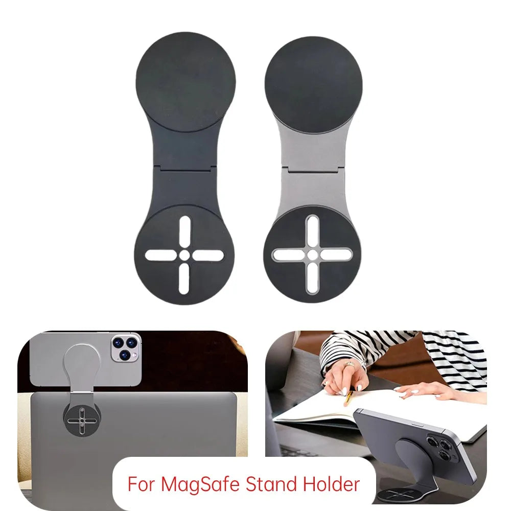 For MagSafe Stand Car Holder Laptop Side Mount Phone Holder Desktop Magnetic Mount Multifunctional Magnetic Folding Phone Holder Oasis Select