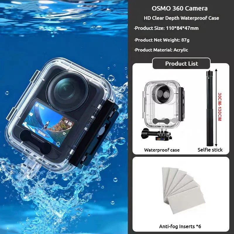 DJI Osmo 360 Invisible Dive Case & Accessories Kit – 45M