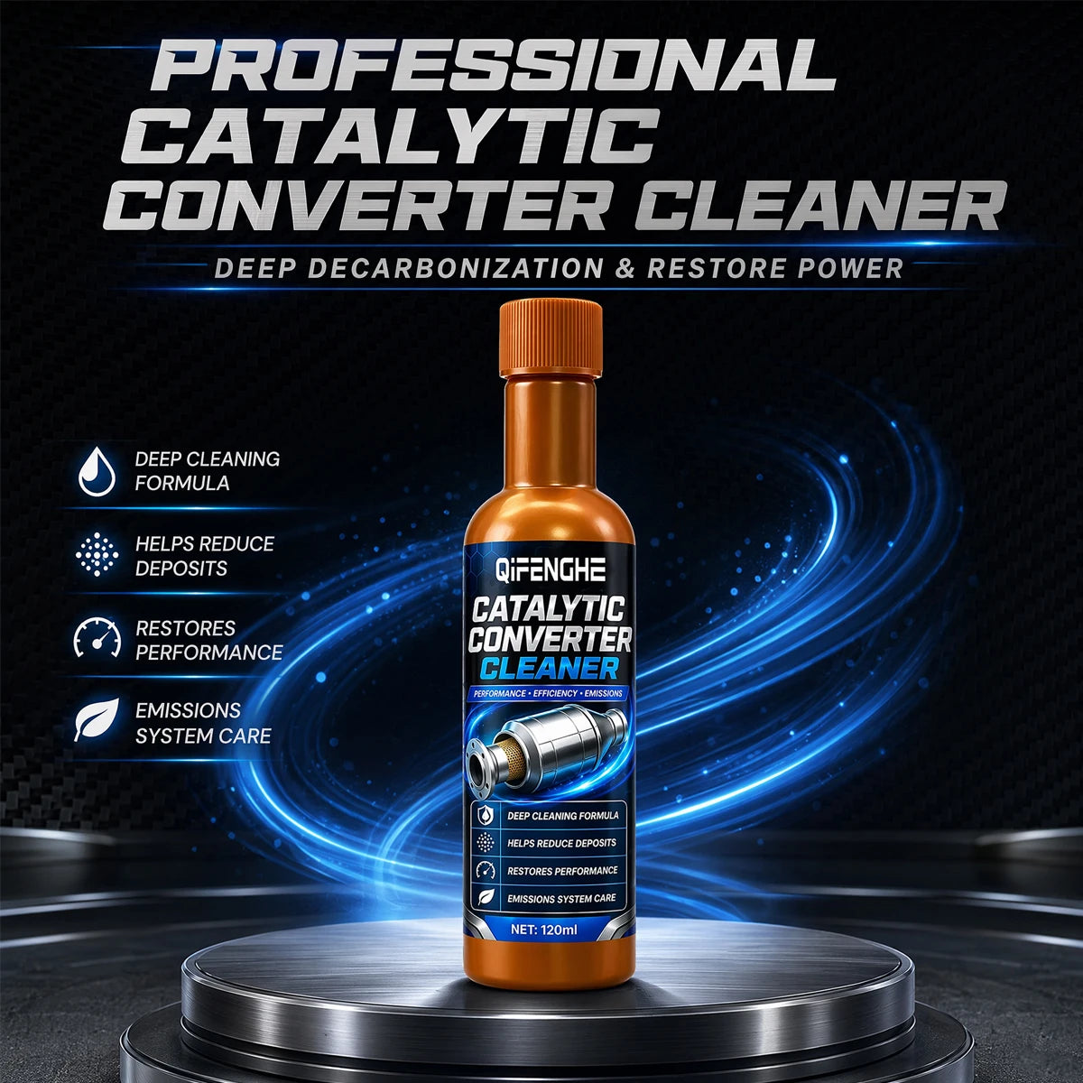 120ml Catalytic Converter Cleaner | Restore Emissions Performance