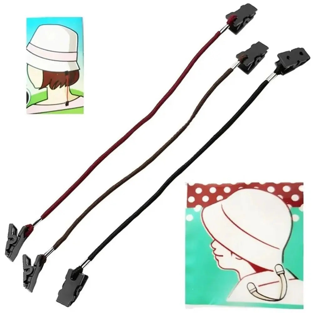 Hat Leash Windy Clip Hat Retainer Windproof Clips Fishing Accessories Hat Strap Clips Boating Riding Anti Fall Eyewear Retainer Oasis Select