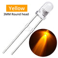 1000pcs F3 3mm LED Diode Assortment Kit – Multi-Color Bulbs