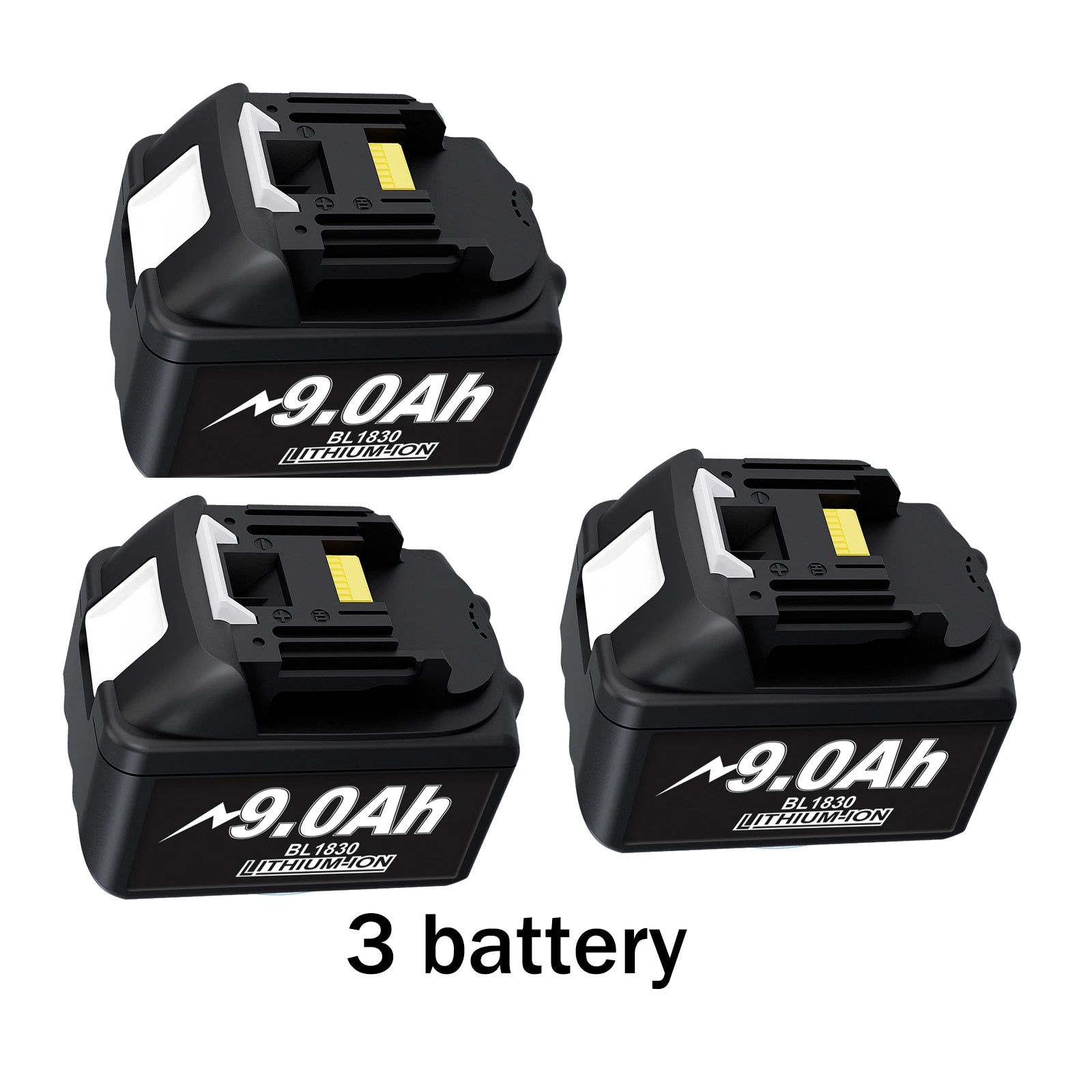 Battery 18V For Makita BL1860 BL1850B BL1850 BL1840 BL1830 Screwdriver Battery Charger 18V Replacement Power Tool Batteries lxt Oasis Select 3 battery 9.0Ah