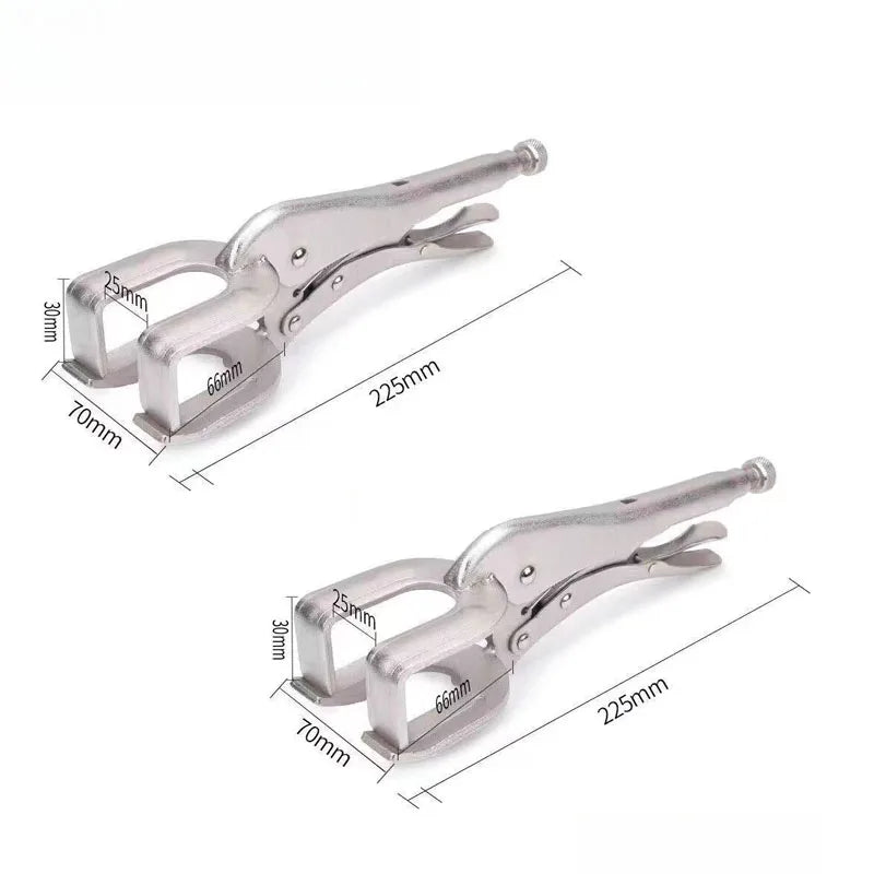 9 Inch U-Shaped Welding Locking Pliers Adjustable Multifunctional Metal Welding Clamp Plier Quick-lock Release for Easy Removal Oasis Select 2pcs