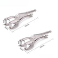 9 Inch U-Shaped Welding Locking Pliers Adjustable Multifunctional Metal Welding Clamp Plier Quick-lock Release for Easy Removal Oasis Select 2pcs