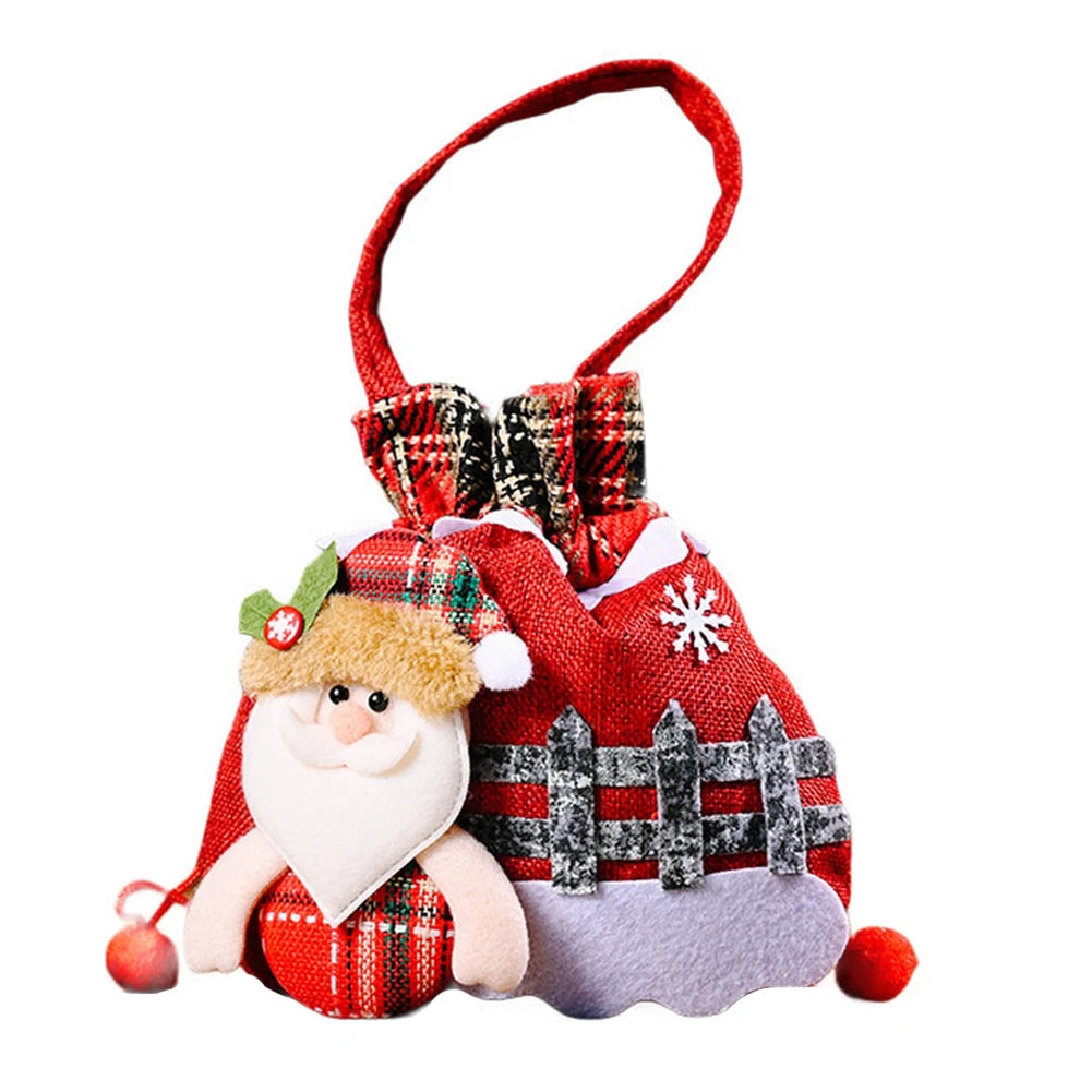 For Christmas Santa Sacks Cloth Present Bags with Strong Handle Cloth Designed for Carrying Holiday Candy and Treats Oasis Select D China Mainland