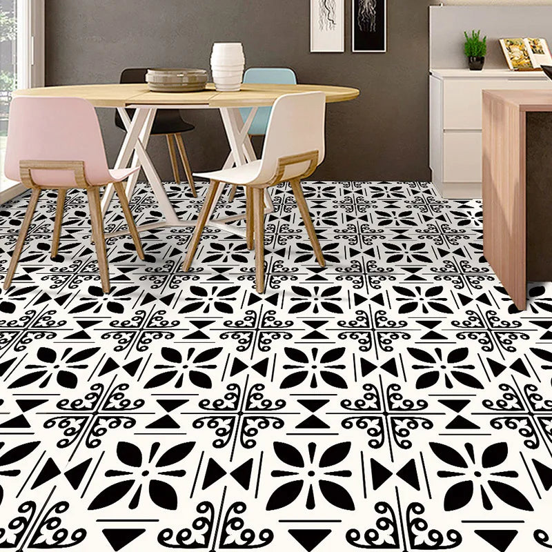 Kitchen Bathroom Oil Waterproof Non-slip Twill Floor Paste Bathroom Bedroom Living Room DIY Floor Paste Stickers Oasis Select