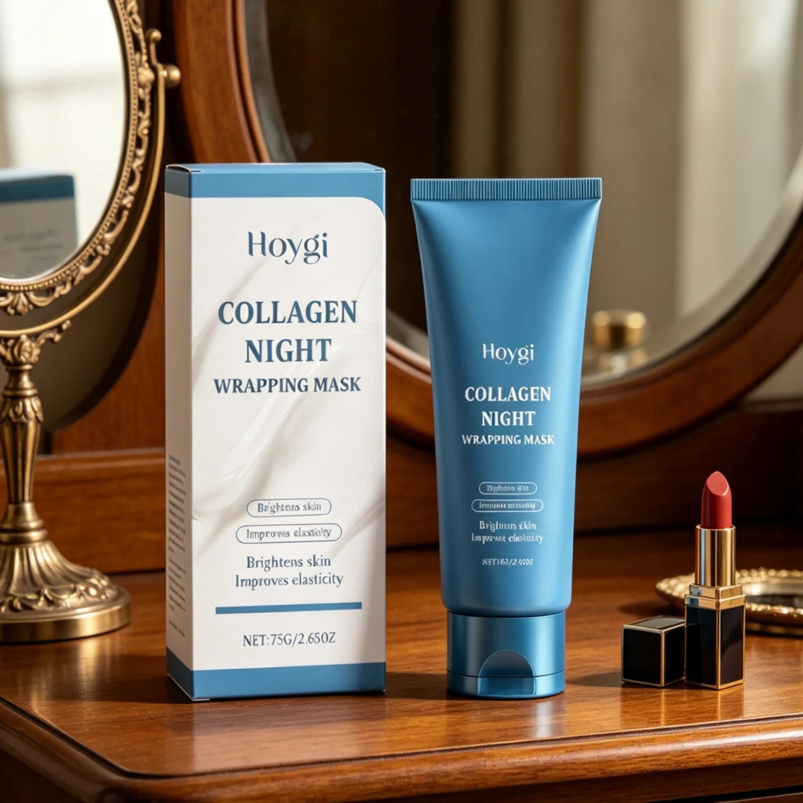 Hoygi Collagen Night Peel-Off Mask – Firm & Brighten Skin Collagen Peel-Off Mask Oasis Select