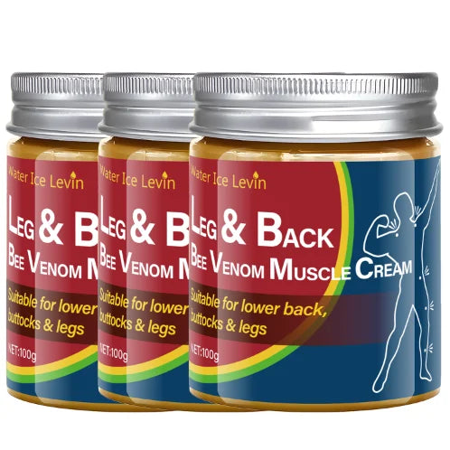 Bee Venom Muscle Cream – Lower Back, Buttocks & Legs Body Muscle Cream Oasis Select Red 100g