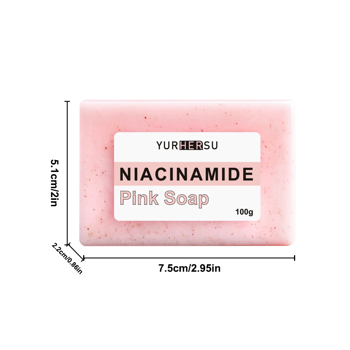 YURHERSU Niacinamide Brightening Soap – Dark Spot & Cleanse Brightening Soap Bar Oasis Select
