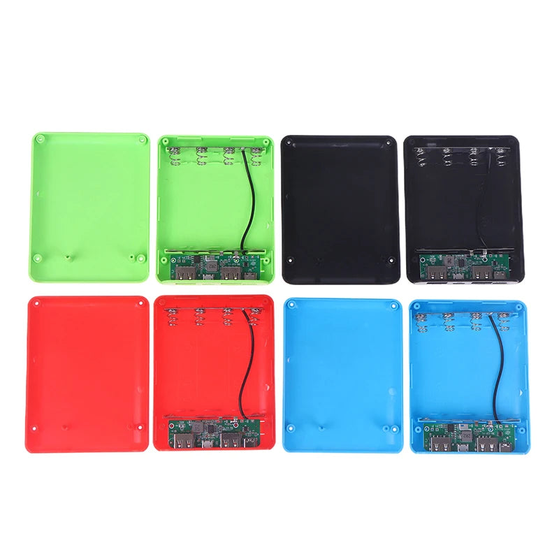 4 Slots 18650 Battery Box Case DIY Power Set Material Mini Solderless Power Supply Housing For Home Go Out And Other Occasions Oasis Select