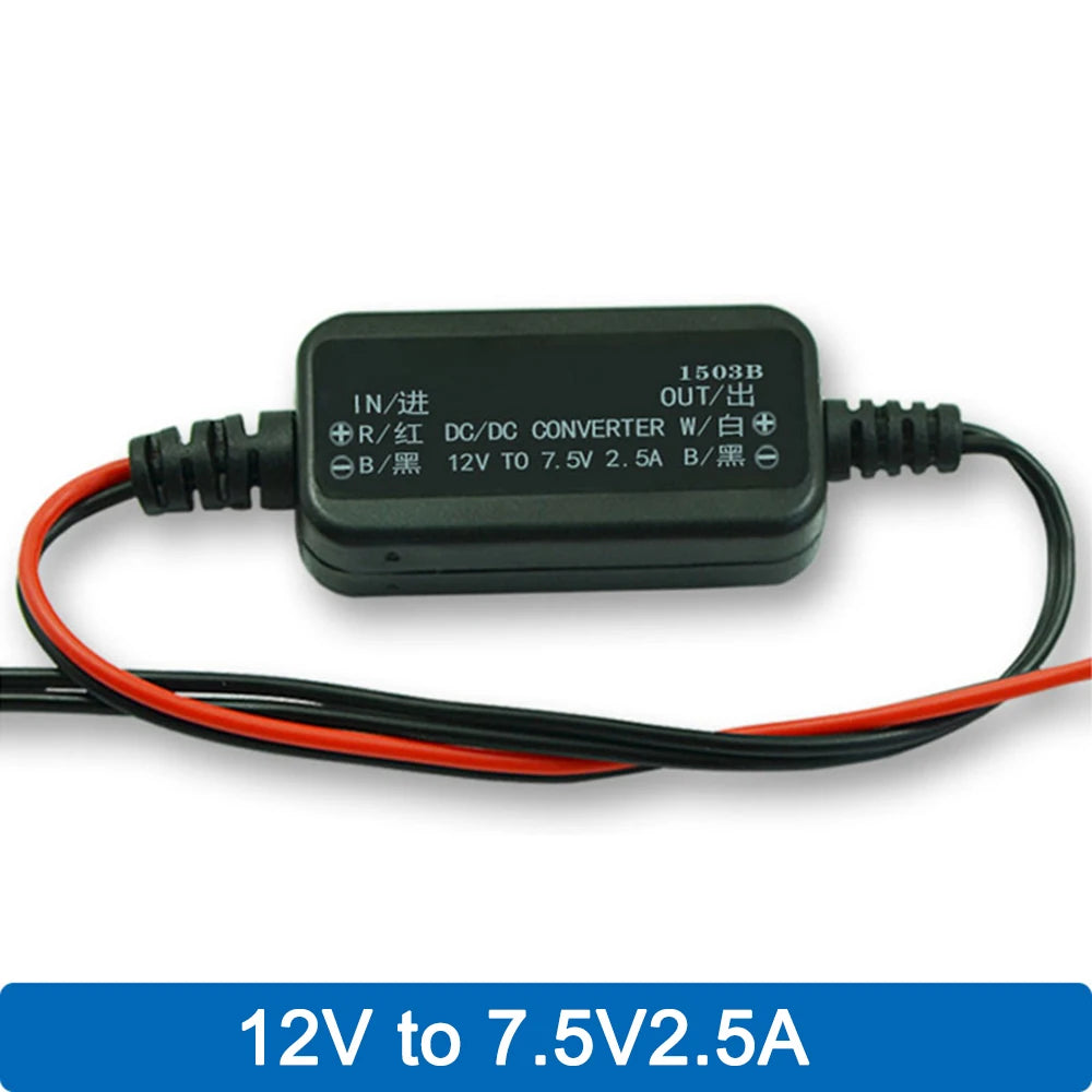 DC Step Down Converter 12V to 3.3V-9V 2.5A Waterproof Auto Protection Vehicular Car Power LED Current Stabilizer DC DC Converter Oasis Select 7.5V