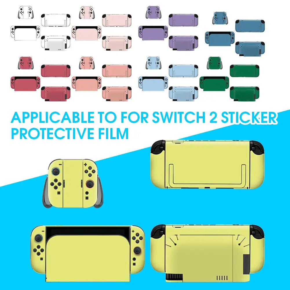 Nintendo Switch 2 Full-Body Skin Sticker – Anti-Scratch Decal