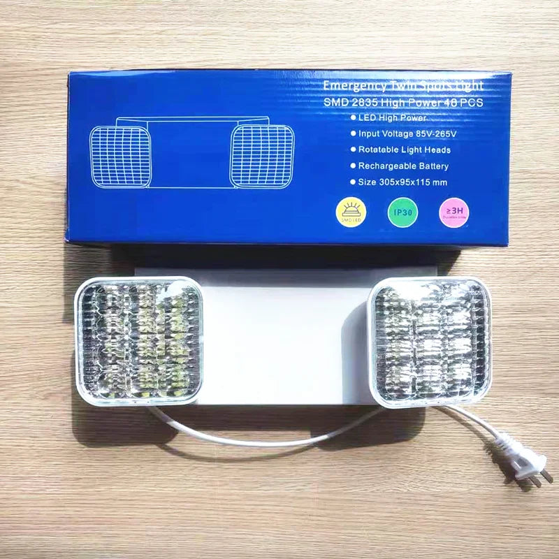 SHINEKNOT LED Emergency Light Battery Backup 85-265V Wall Mount