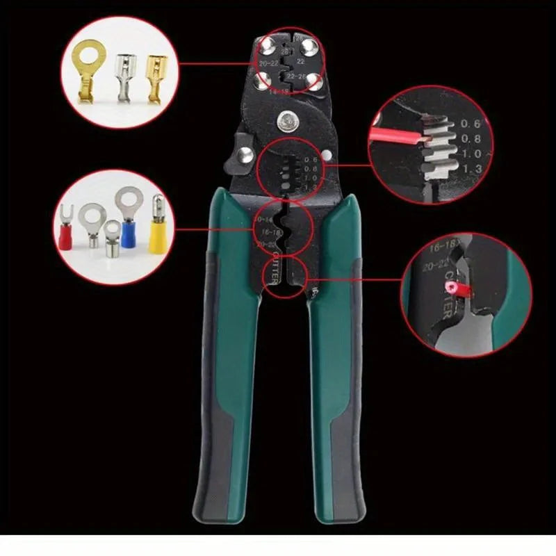 320pc Crimping Pliers & OT/UT Brass Terminal Kit – SLADE 4-in-1 Crimping Pliers Kit Oasis Select