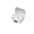 Sleeping Earbuds Wireless Mini Headphones For Work TWS Bluetooth Earphone Stereo Hidden Headsets with Mic HD Call Sport Oasis Select white