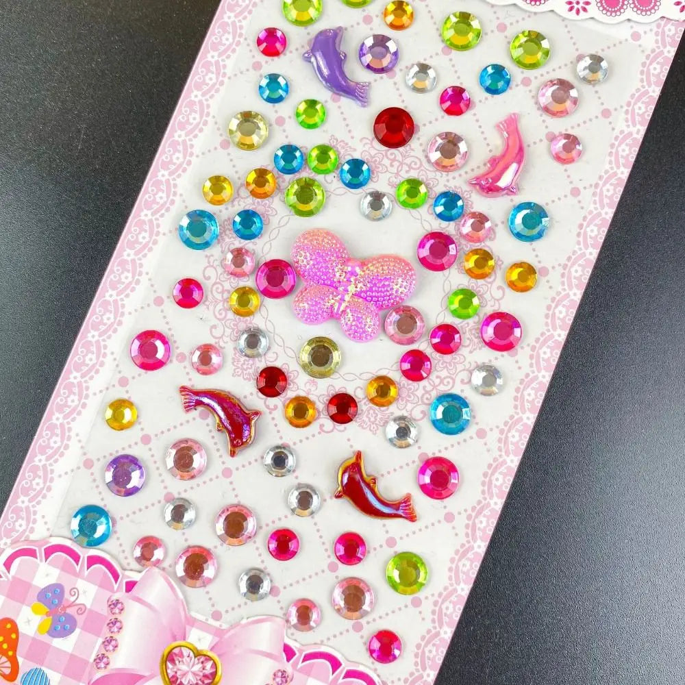 Decoration Stickers 3D Gem Stickers Scrapbooking Self Adhesive DIY Acrylic Gem Sticker DIY Mobile Phone Oasis Select 7