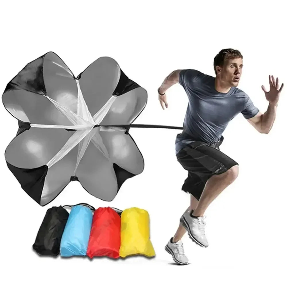 Adjustable Speed Parachute Agility Training Umbrella Football Soccer Resistance Ropes Fitness Running Chute Sport Obstacles Tool Oasis Select