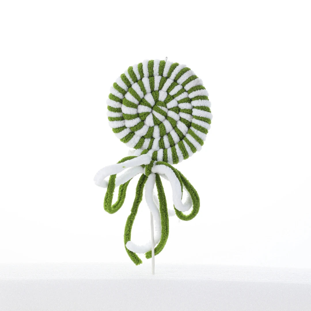 Plush Candy Lollipop Christmas Tree Ornament | Holiday Décor