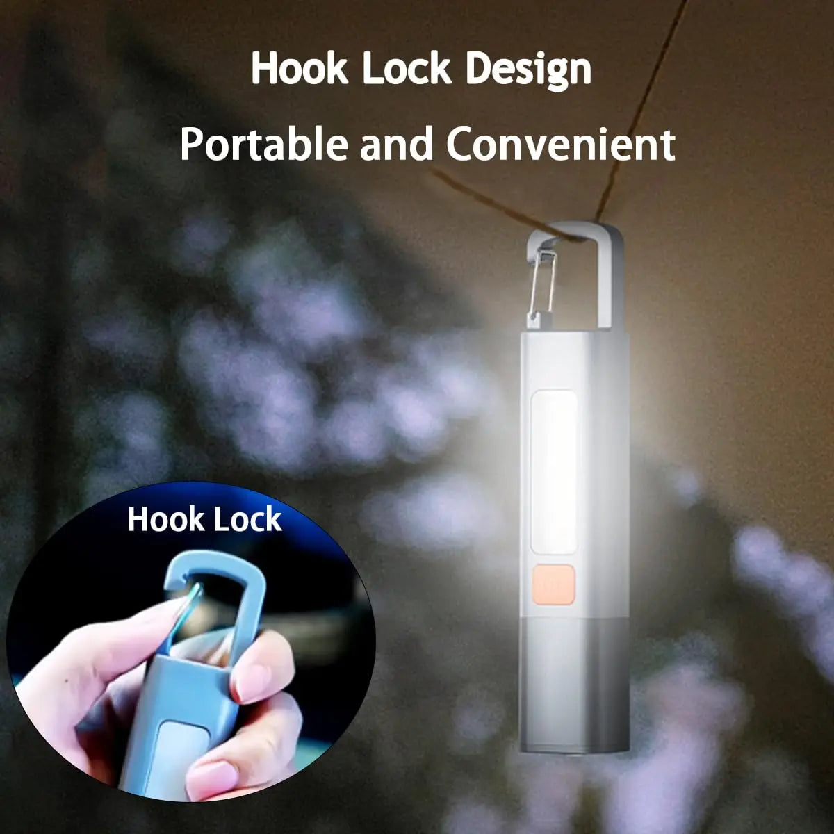 Zoomable XPE COB LED Flashlight | IPX7 Waterproof Rechargeable