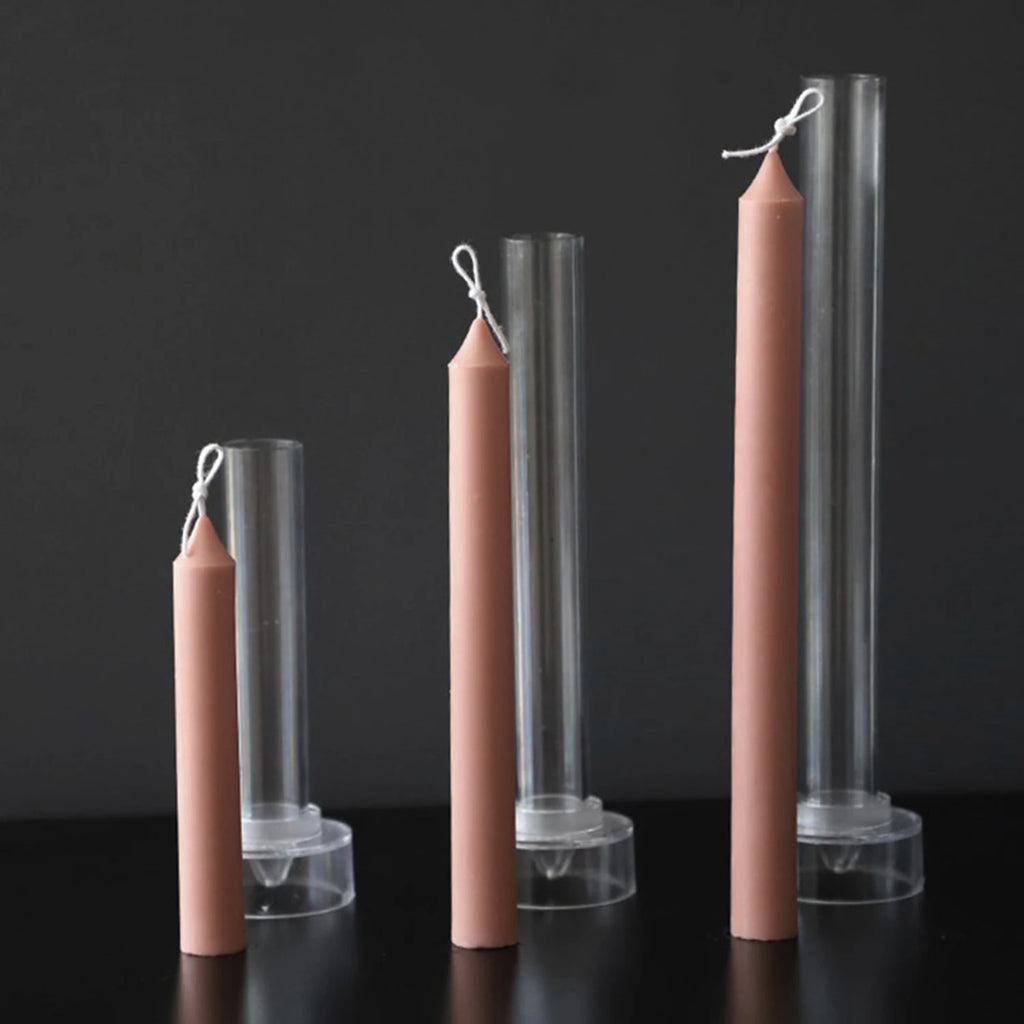 Handemade Candle Making Candle Mould Long Rod Candle Mold Hard Acrylic Thin Rod Mould Candle Mold DIY Craft Making Clay Tools Oasis Select